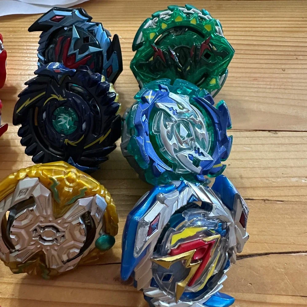 Beyblade Burst Lot of 10 Spinning Tops‎ Turbo Valtryek Achilles Battle Toy Set